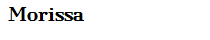 Morissa