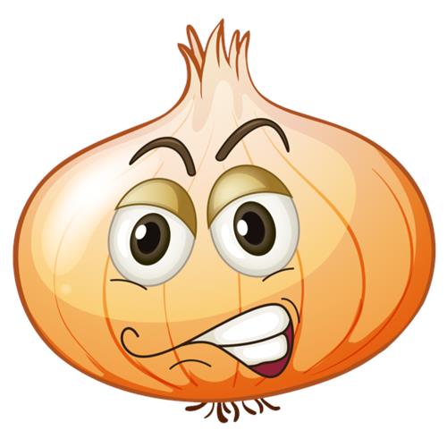Grinende Løg Emoji