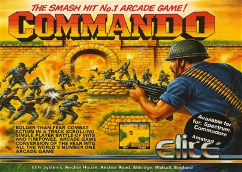 Commando: Arkade Action i Retro Stil - Oplev den spændende verden af 'Commando', hvor soldater kæmper i intense opgør. Dette retro arkadespil kombinerer strategi og action, der tager dig tilbage til de klassiske gaming-dage. Perfekt til både nostalgikere og nye spillere!