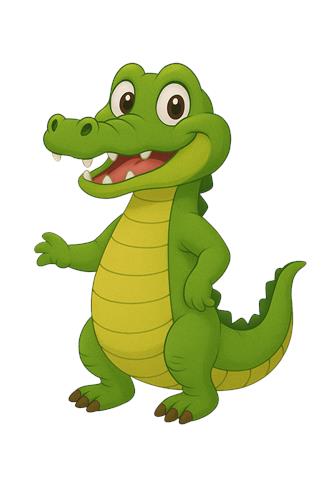 Venlig Krokodille