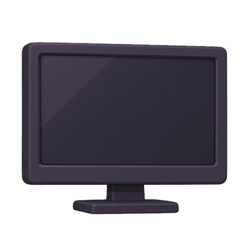 Moderne skærm i minimalistisk design